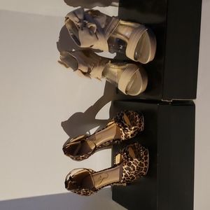 Two Pairs of 4 1/2" Heels Privileged sz 7